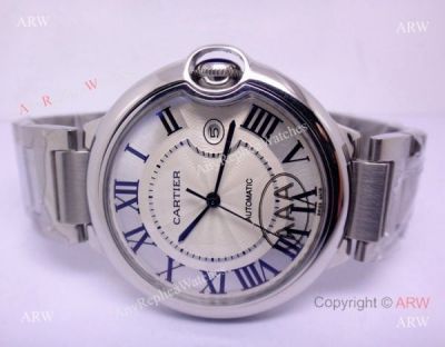 Replica Cartier Ballon Bleu 42mm Watch Stainless Steel Automatic Movement 